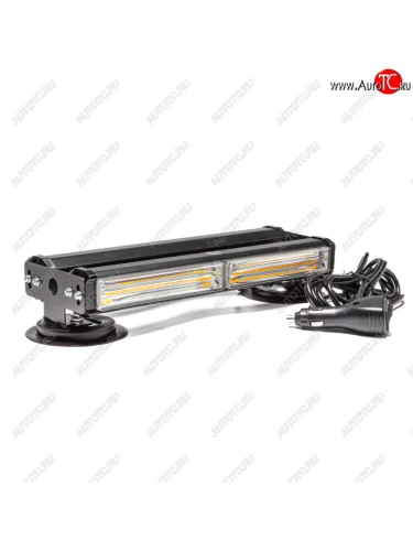Балка светодиодная 12/24V 24Вт на магните стробоскоп 2 стор.(2+2 блока COB) AVTOELECTRICA AVTOELECTRICA ae24w-2cob-2s-m AVTOELECTRICA ae24w-2cob-2s-m