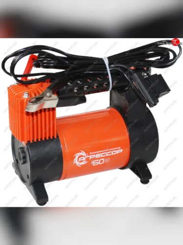 Компрессор автомобильный 50лмин. 10атм. 23А 12V на клеммы АКБ АГРЕССОР АГРЕССОР agr-50