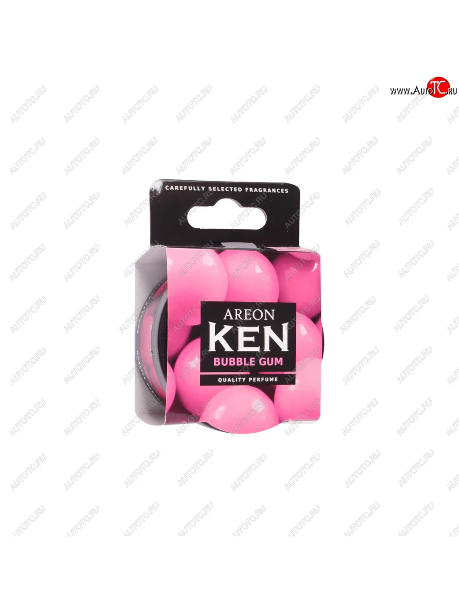 Ароматизатор на панель приборов древесная стружка (bubble gum) Ken AREON AREON ak07  в Самаре Самарской области