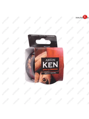 Ароматизатор на панель приборов древесная стружка (яблоко и корица) Ken AREON AREON ak16