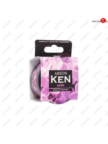 Ароматизатор на панель приборов древесная стружка (сирень) Ken AREON AREON ak18