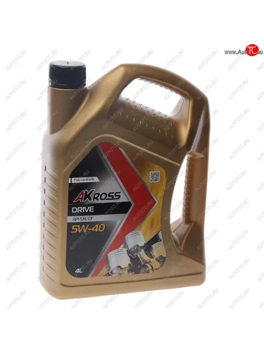 Масло моторное DRIVE SN/CF 5W-40 синт.4л AKROSS AKROSS aks0002mof AKROSS aks0002mof