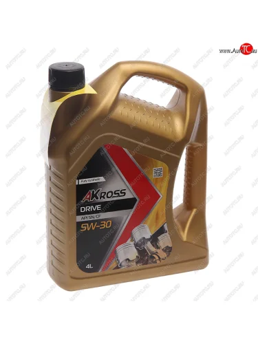 Масло моторное DRIVE SN/CF 5W-30 синт.4л AKROSS AKROSS aks0006mof AKROSS aks0006mof
