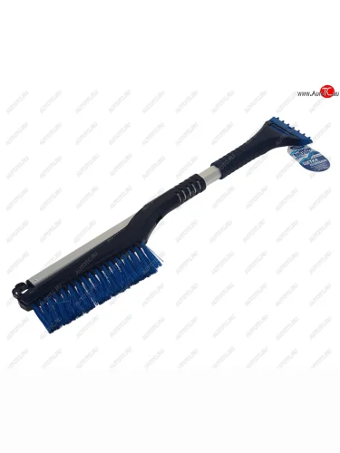 Щетка со скребком телескопическая 63-88см синяя AUTOLUX AUTOLUXE al-104 синяя