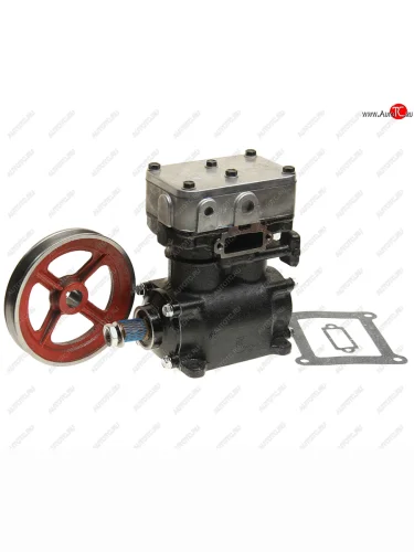 Компрессор МАЗ,УРАЛ дв.ЯМЗ (2 цилиндровый) жид. охлаж. шкив 172мм 210лмин. АЙК-МОТО № AIKE ам.3509012-161