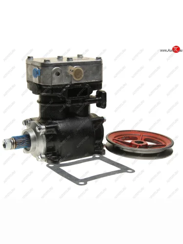 Компрессор МАЗ,УРАЛ дв.ЯМЗ,ММЗ (2 цилиндровый) жид. охлаж. шкив 172мм 275лмин. АЙК-МОТО № AIKE ам.3509012-161-20