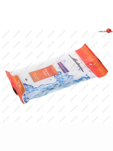 Салфетка влажная антибактериальная 18х15см в мягкой упаковке 10шт. AIRLINE AIRLINE an-a-02