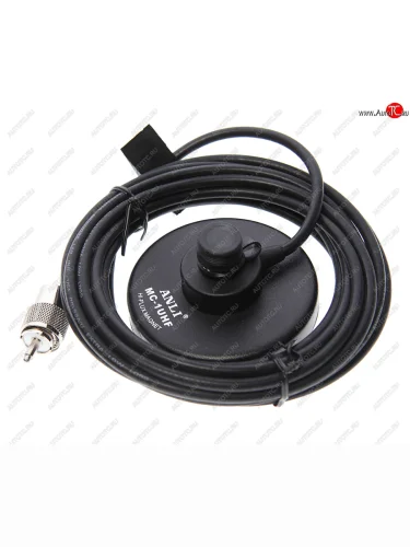 Основание антенны магнит 80мм с кабелем 4.5м TURBOSKY TURBOSKY anli mc-1-uhf