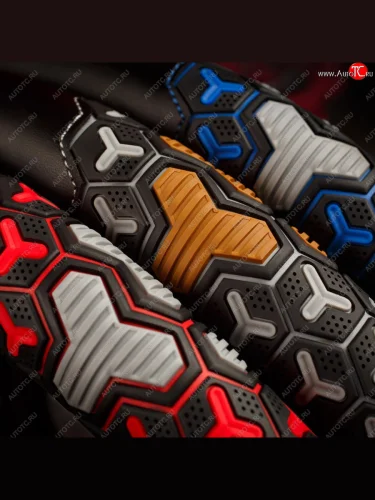 Оплетка руля (S) 35-37см черно-серая экокожа 3D вставки AUTOPROFI AUTOPROFI ap-2050 bkgy (s)