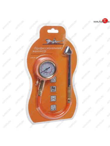 Манометр шинный механический 10атм. металл AIRLINE AIRLINE apr-m-03