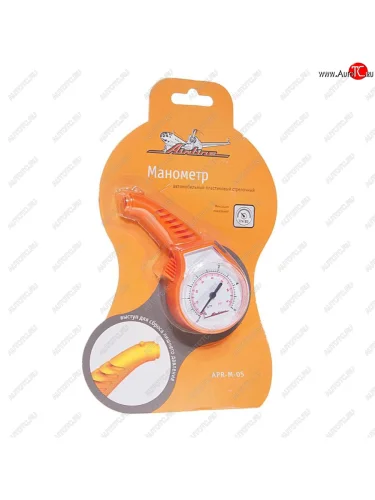 Манометр шинный механический 5атм. пластик AIRLINE AIRLINE apr-m-05