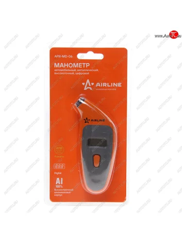 Манометр шинный цифровой 7.0атм. AIRLINE AIRLINE apr-md-06