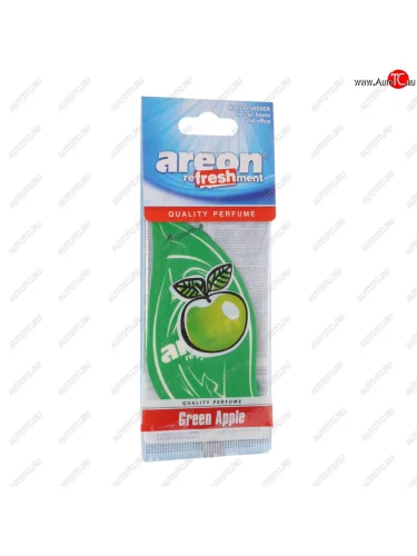 Ароматизатор подвесной пластина (яблоко зеленое) Refreshment Airplane AREON AREON ar03