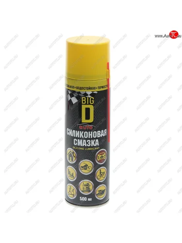 Смазка силиконовая 500мл аэрозоль BIGD AUTO BIGD AUTO asc9001