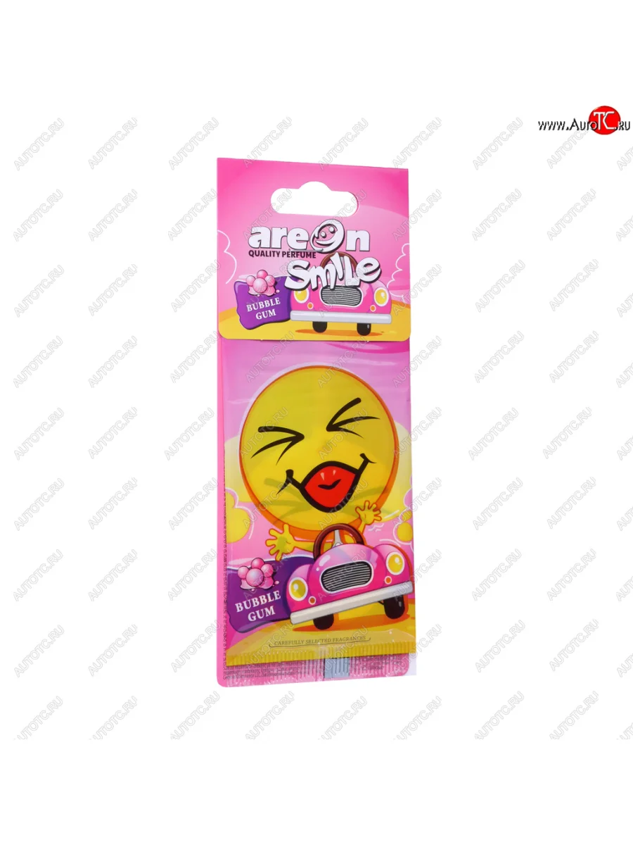 Ароматизатор подвесной пластина (bubble gum) Smile AREON AREON asd12  в Самаре Самарской области