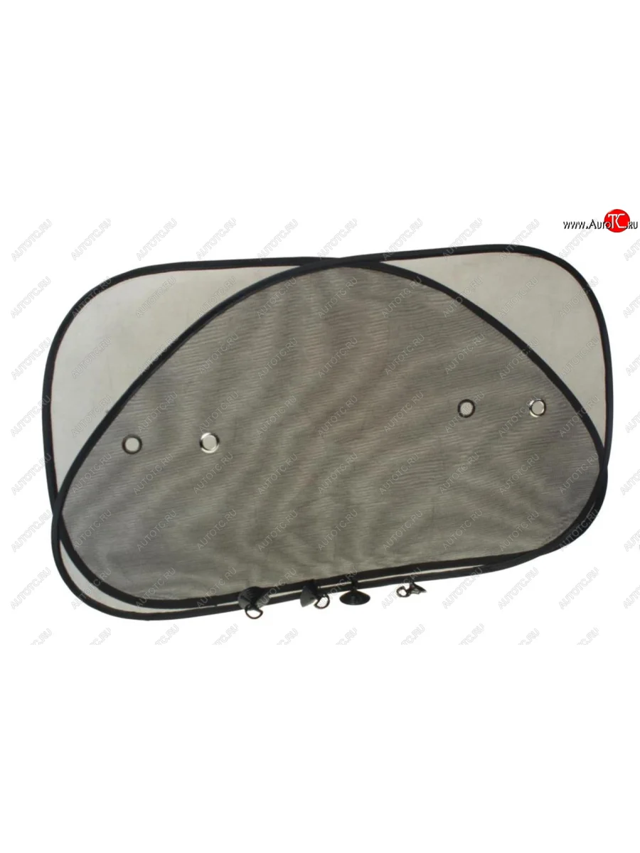 Шторка автомобильная для боковых стекол 65х38см на присоске полиэстр 2шт. AIRLINE AIRLINE asps-m-04  в Перми Пермском крае