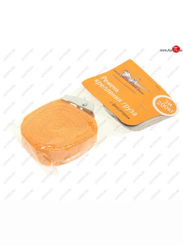 Стяжка крепления груза 0.2т 3м-25мм (полиэстер) с фиксатором AIRLINE AIRLINE as-t-01