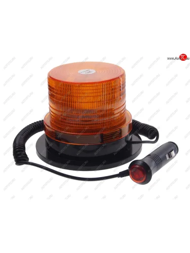 Маяк импульсный 1224V светодиодный на магните желтый AT AT at14251