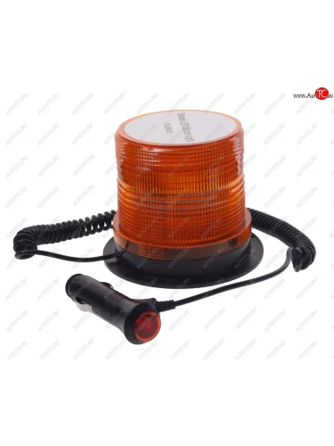 Маяк импульсный 1224V светодиодный на магните желтый AT AT at14256