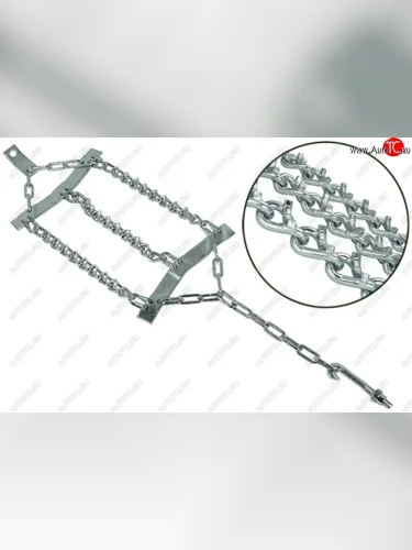 Браслет противоскольжения шипованный R22.5 31570, 31560, 30570 (тип сектор) 1шт. AT AT at70067