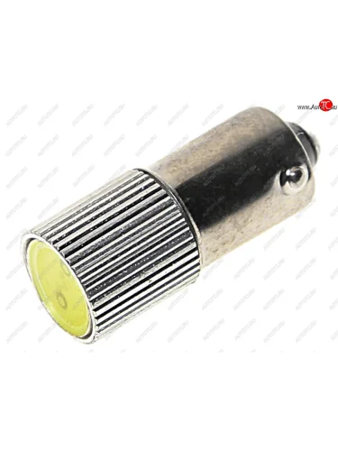 Лампа светодиодная 12V T4W BA9s 8 светодиодов белая АВТОСВЕТ АВТОСВЕТ avs-12t8-wcob3chip
