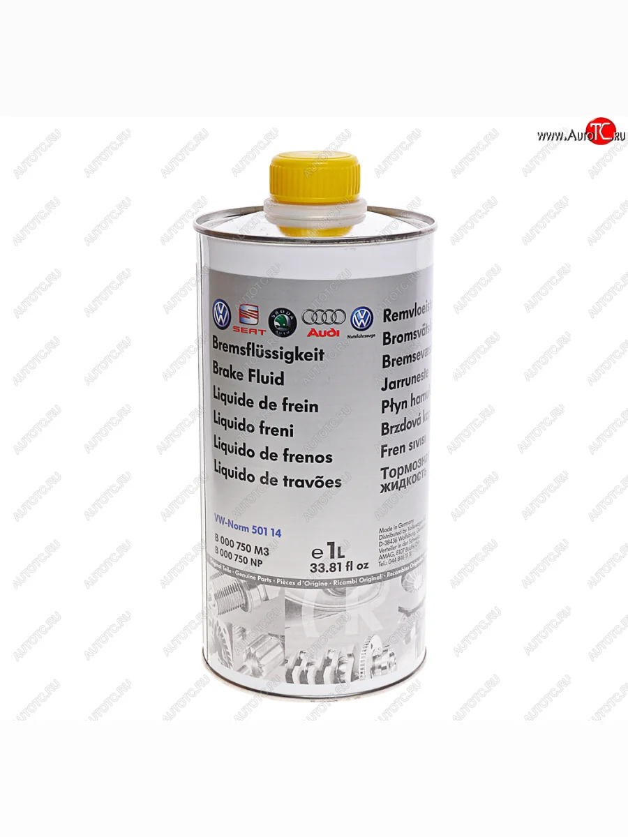 Жидкость тормозная DOT-4 1л VW OE VAG b000750m3 с доставкой в г. Кемерово