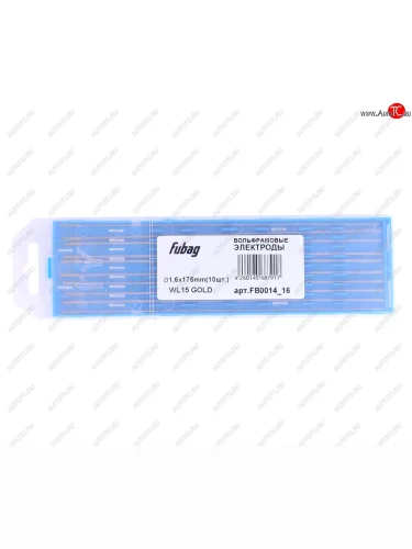 Электрод сварочный d=1.6мм 10шт. L=175мм вольфрамовый FUBAG FUBAG b0014_16