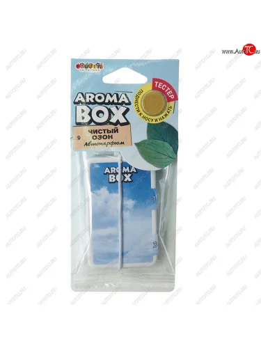 Ароматизатор подвесной картон высококапиллярный (чистый озон) Aroma Box FOUETTE FOUETTE b-15