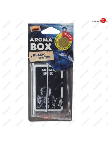Ароматизатор подвесной картон высококапиллярный (лед черный) Aroma Box FOUETTE FOUETTE b-17