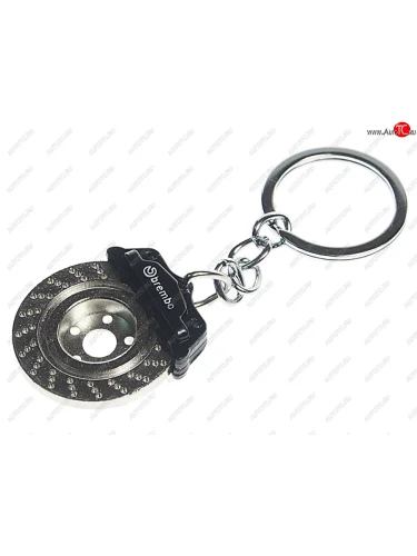 Брелок Брембо металл 3х3.5см MASHINOKOM MASHINOKOM bkk 002