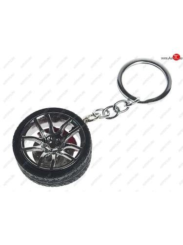 Брелок Диск с шиной и тормозом № 2 металл 3.5х3.5см MASHINOKOM MASHINOKOM bkk025-01