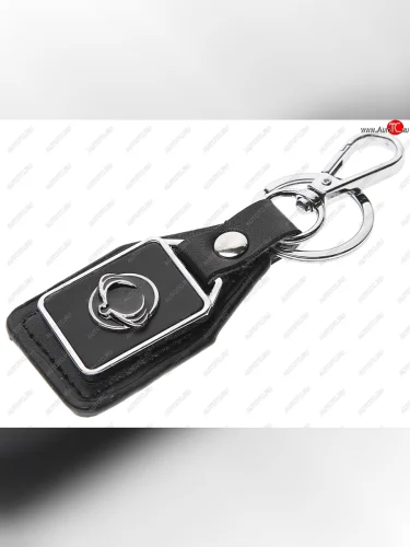 Брелок SSANGYONG черный, металл, кожа MASHINOKOM MASHINOKOM bkn 031
