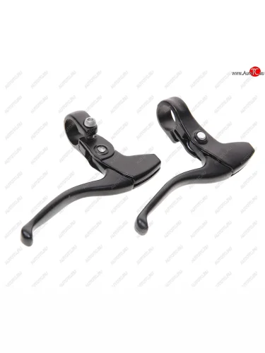 Рукоятка тормоза правая-левая алюминиевая 2шт. черная NO NAME blf-309