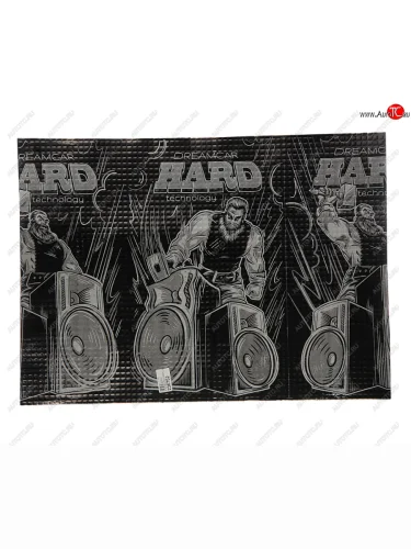 Шумоизоляция,вибропоглощение DreamCar Bomb (0.7х0.5м) толщина 5мм DREAMCAR DREAMCAR bm-5m0-s070050