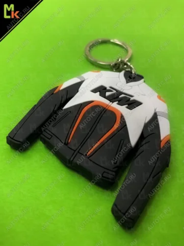 Брелок КТМ куртка белая р5х4.7см MASHINOKOM MASHINOKOM bmsp 006