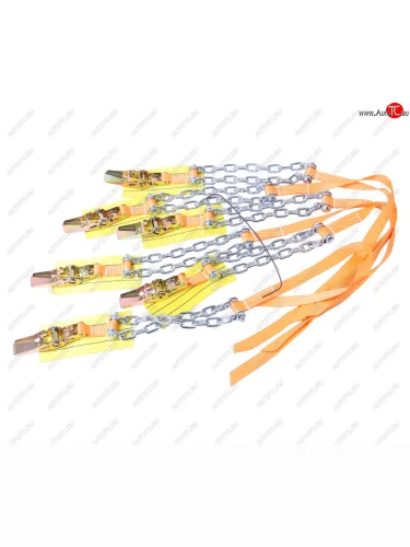 Браслет противоскольжения R15-R19 ширина 205-275мм (замок -храповик) в сумке 6шт. ЛИМ ПК ЛИМ бп 007h