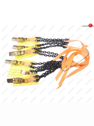 Браслет противоскольжения R16-R21 ширина 205-285мм (замок -храповик) усиленный в сумке 6шт. ЛИМ ПК ЛИМ бп 012h