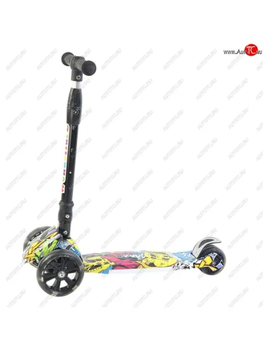 Самокат 3-х колесный (колесо 135мм) до 100кг пластикалюминий NO NAME bq-mg005006 redwhite