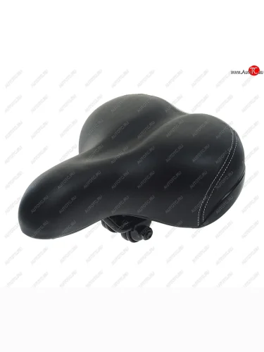 Седло велосипедное 255х210мм комфорт с пружинами,замком черно-серое NO NAME bs-118 NO NAME bs-118