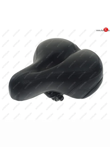 Седло велосипедное 255х210мм комфорт с пружинами,замком черное NO NAME bs-118h NO NAME bs-118h