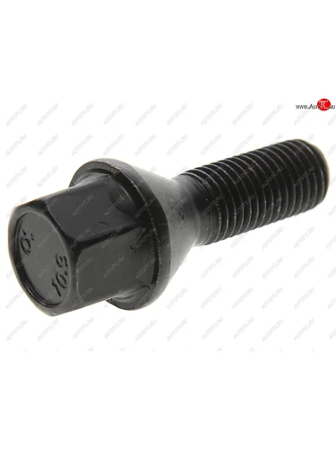 Болт колеса М12х1.5х28 конус цинк под ключ 17мм черный BIMECC BIMECC c17a28-znni