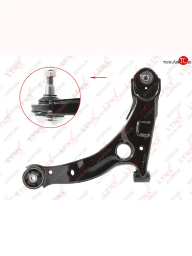 Рычаг подвески HYUNDAI Matrix передней нижний левый LYNX LYNX c5147l