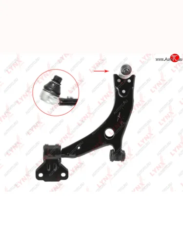Рычаг подвески FORD Focus,C-Max передней нижний левый LYNX LYNX c5350l