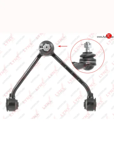 Рычаг подвески SSANGYONG Actyon (06-),Kyron (05-),Rexton (06-) передней верхний правый LYNX LYNX c5389r