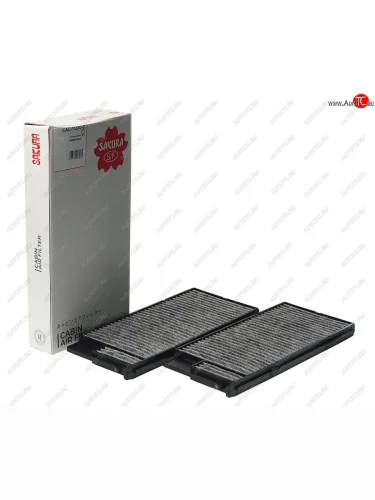 Фильтр воздушный салона TOYOTA Land Cruiser (98-07) угольный (2шт.) SAKURA SAKURA cac11220s