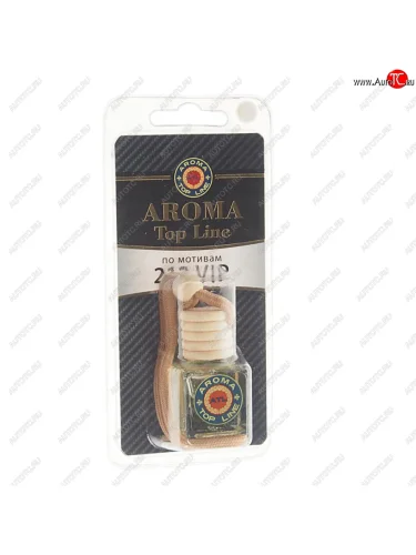 Ароматизатор подвесной жидкостный (Carolina Herrera 212 VIP) 5мл TOP LINE TOP LINE carolina herrera 212 vip