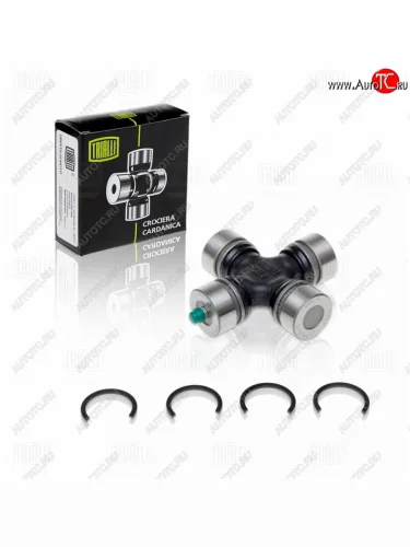 Крестовина М-2140,ИЖ-2126,УРАЛ-4320-31 вала карданного в сборе (28х83мм) (стопорные кольца) TRIALLI TRIALLI cc512
