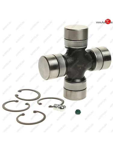 Крестовина КАМАЗ-ЕВРО,УРАЛ вала карданного малая в сборе (39х118мм) (стопорные кольца) TRIALLI TRIALLI cc621