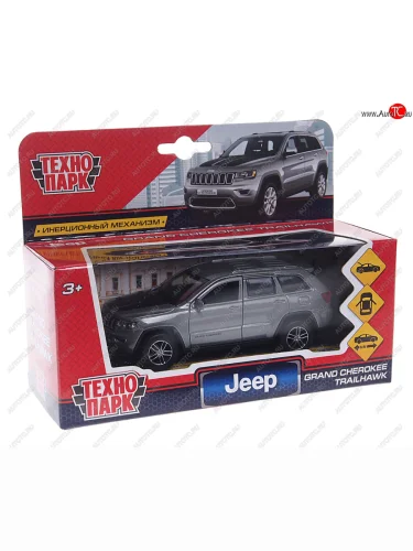 Модель автомобиля JEEP Grand Cherokee металлическая ТЕХНОПАРК ТЕХНОПАРК cherokee-12-gy