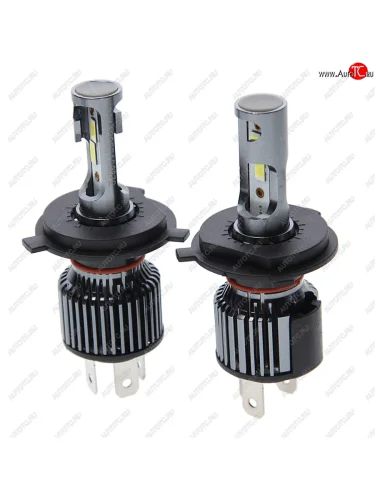 Лампа светодиодная 12V H4 P43t 4500Lm бокс (2шт.) CLEARLIGHT CLEARLIGHT clultledh4-2